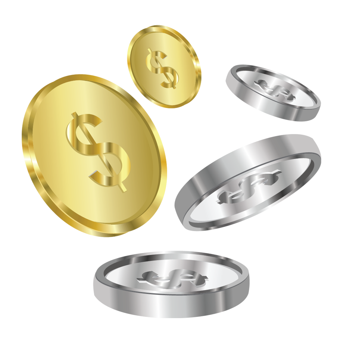 Золото → Серебро